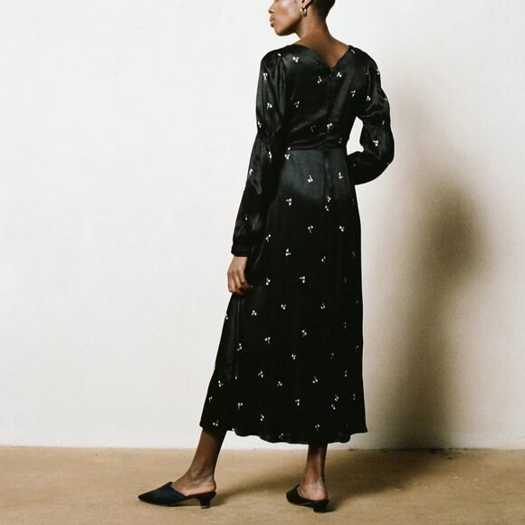 Maria Stanley Lewis Botanical Dress Size S - Picture 4 of 7